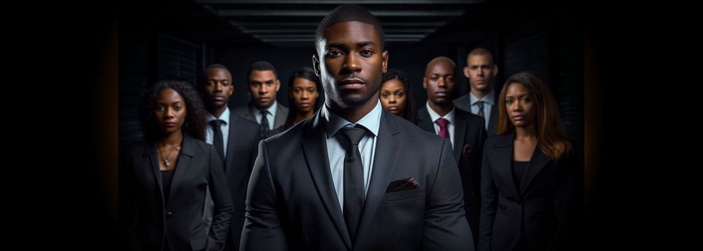 How Professional Liability Insurance Can Empower Emerging Black Entrepreneurs a group of professional black businessmen discussing professional liability insurance.