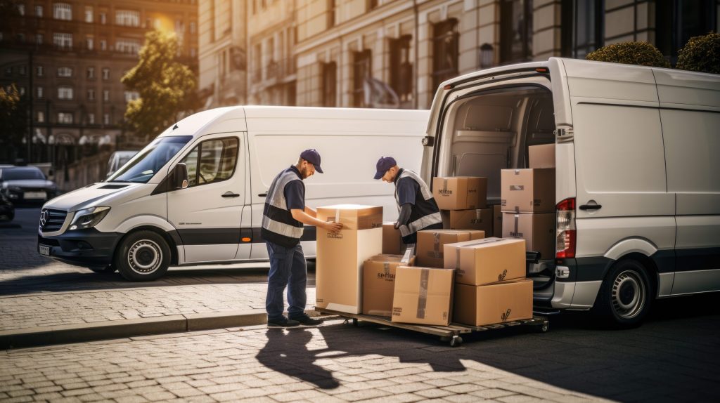 Top Risks Businesses Face Without Goods in Transit Insurance Courier service in action, demonstrating risks addressed by Goods in Transit Insurance