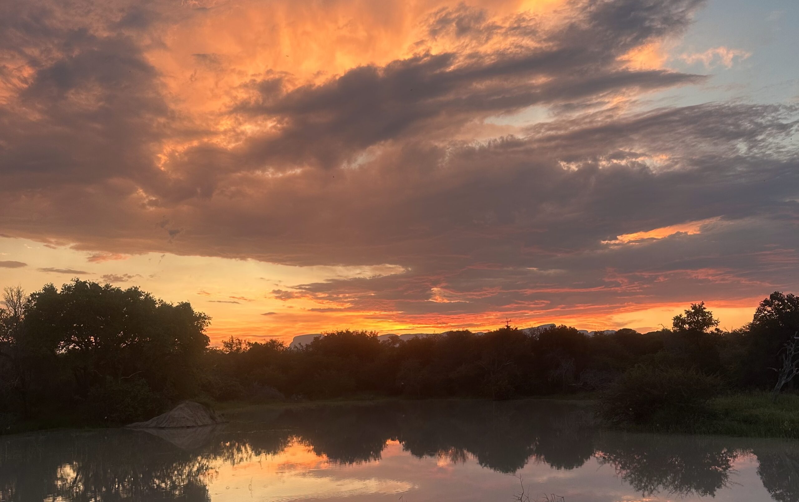 Retreat sunset